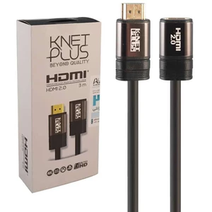 کابل افزایش طول Knet Plus KP-A122 HDMI 4K 3m