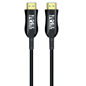 کابل HDMI 4K فیبر نوری کی نت پلاس KP-A152 طول 100 متر