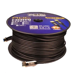 کابل HDMI 4K فیبر نوری کی نت پلاس KP-A152 طول 100 متر