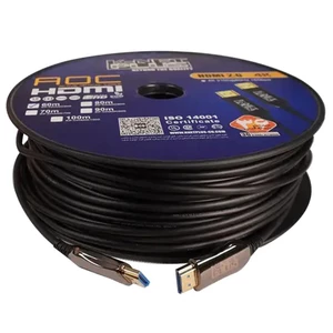 کابل HDMI 4K فیبر نوری کی نت پلاس KP-A148 طول 60 متر