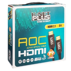 کابل HDMI 8K فیبر نوری کی نت پلاس KP-A161 طول 30 متر