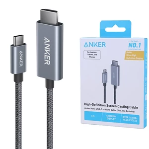 کابل تبدیل Type-C به HDMI انکر A87E0-H11 طول 0.9 متر