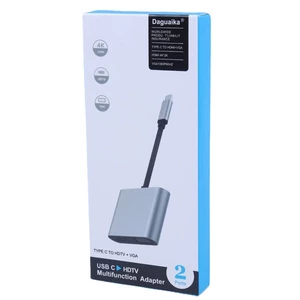 تبدیل Type-C به Daguaika HDMI/VGA