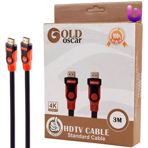 کابل Gold Oscar HDMI V2.0 4K 3m کد 1