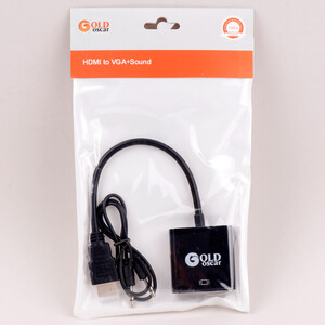 تبدیل Gold Oscar HD Conversion HDMI To VGA + کابل صدا