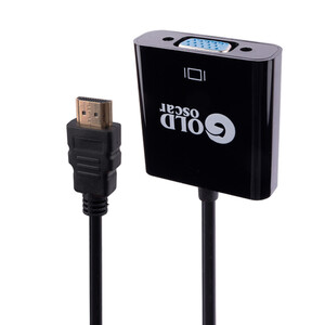 تبدیل Gold Oscar HD Conversion HDMI To VGA + کابل صدا