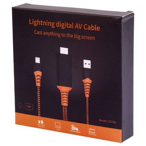 کابل تبدیل LD19A Lightning to HDMI 2m
