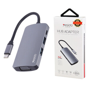 هاب 7 پورت Type-C یسیدو HB16