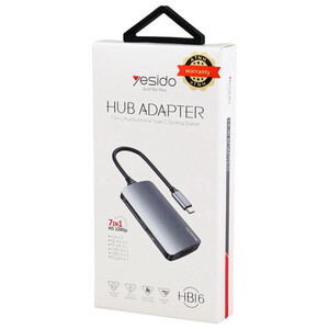 هاب 7 پورت Type-C یسیدو HB16
