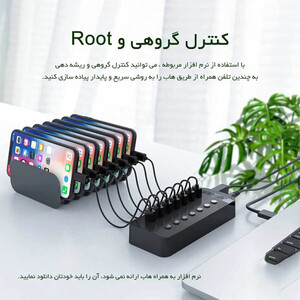 هاب 10 پورت USB 3.0 اوریکو CT2U3-10AB