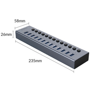 هاب 13 پورت USB3.0 اوریکو BT2U3-13AB