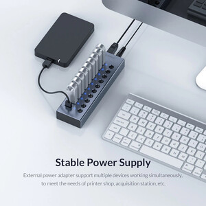 هاب 10 پورت USB3.0 اوریکو BT2U3-10AB