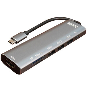 هاب 7 پورت Type-C کی نت پلاس KP-S4