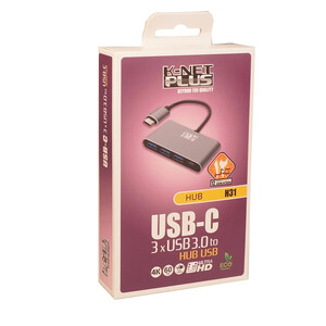 هاب 4 پورت Type-C کی نت پلاس KP-H31
