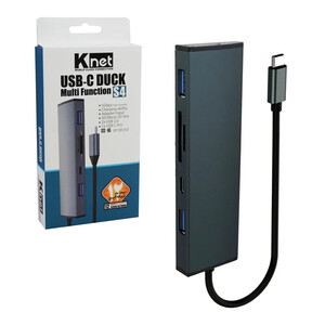هاب 5 پورت Type-C کی نت K-S4