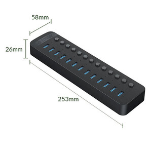 هاب 13 پورت USB 3.0 اوریکو CT2U3-13AB