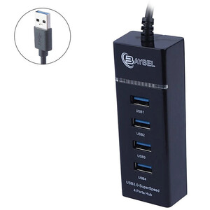 هاب 4 پورت USB 3.0 بایبل H-94