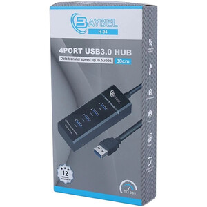 هاب 4 پورت USB 3.0 بایبل H-94