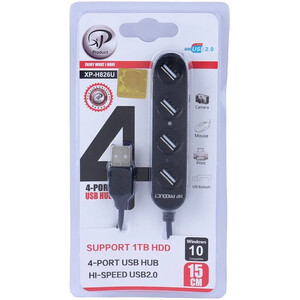 هاب 4 پورت USB ایکس پی پروداکت XP-H826U