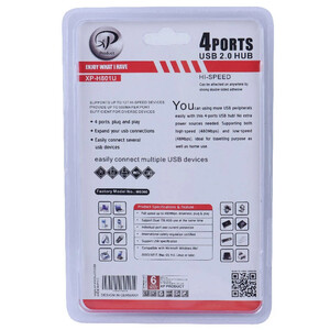 هاب 4 پورت USB ایکس پی پروداکت H-801U