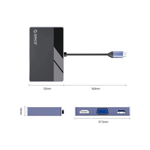 هاب 7 پورت Type-C اوریکو DM-7TS