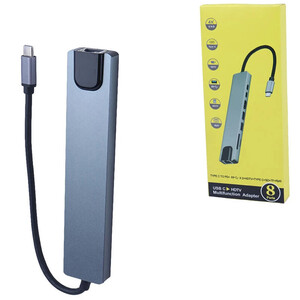 هاب 8 پورت Type-C کد 1
