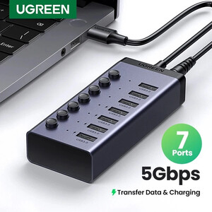 هاب 7 پورت USB3.0 یوگرین CM481-90307