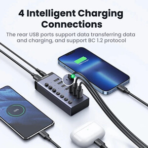 هاب 7 پورت USB3.0 یوگرین CM481-90307
