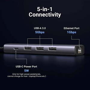 هاب 5 پورت USB یوگرین CM475-60554