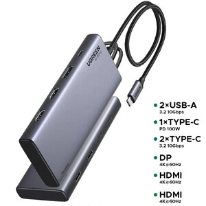 هاب 8 پورت Type-C یوگرین CM639-35625