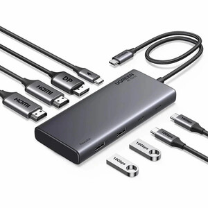 هاب 8 پورت Type-C یوگرین CM639-35625