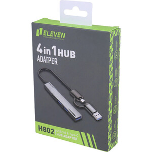 هاب 4 پورت Type-C / USB 3.0 ایلون H802