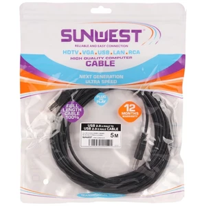 کابل پرینتر سان وست Sunwest طول 5 متر