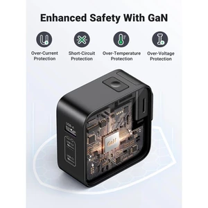 شارژر دیواری 65 وات یوگرین CD296-90409 GaN QC4.0 PD3.0 5A