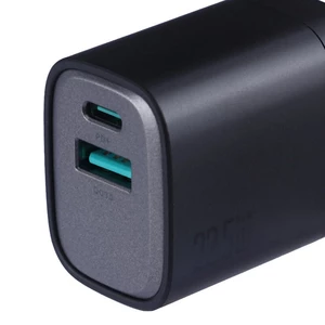 شارژر دیواری 22.5 وات گرین لاین Supra GL-WC34 GNG225EUTC GaN QC3.0 PD 3A + کابل تبدیل تایپ سی