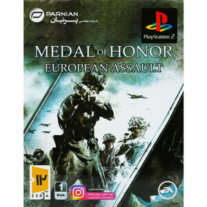 بازی Medal of Honor European Assault پرنیان مناسب برای PS2