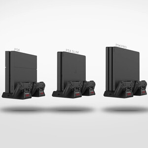 پایه نگهدارنده و شارژر دسته بازی PS4 Slim / Pro دابی TP4-882