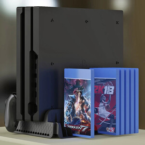 پایه نگهدارنده و شارژر دسته بازی PS4 Slim / Pro دابی TP4-882