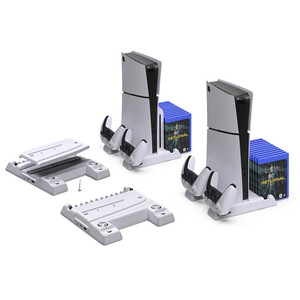 خنک کننده و شارژر دسته PS5/PS5 Slim دابی P-5 TP5-3537B