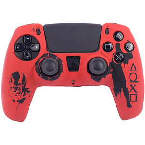 روکش دسته بازی PS5 طرح God of war قرمز مشکی