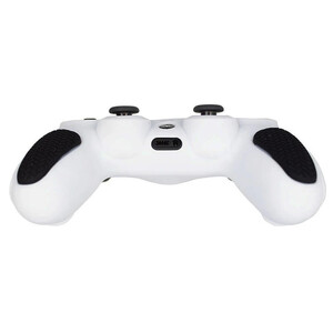 روکش دسته بازی PS4 استوپ دار زمینه سفید مشکی
