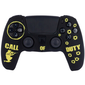 روکش دسته بازی PS5 طرح Call Of Duty زمینه مشکی زرد