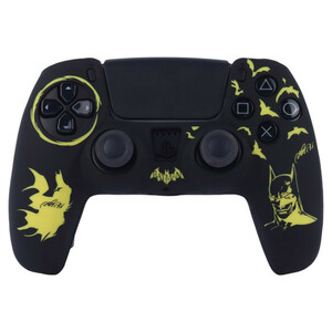 روکش دسته بازی PS5 طرح Batman زمینه مشکی زرد