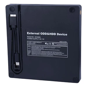 DVD رایتر اکسترنال اولترا تین Ultra Thin ECD829 Type-C / USB3.0