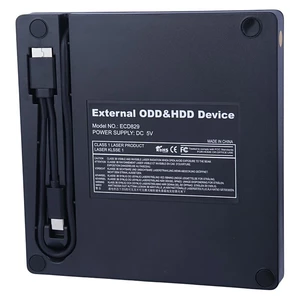 DVD رایتر اکسترنال اولترا تین Ultra Thin ECD829 Type-C / USB3.0 کد 1