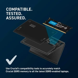 رم لپ تاپ کروشیال CT16G48C40S5 DDR5 16GB 4800MHz CL40