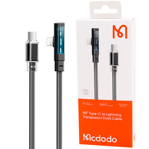 کابل تبدیل فست شارژ Mcdodo CA-344 Type-C to Lightning 3A PD 36W 1.8m یکسر L