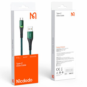 کابل تایپ سی فست شارژ Mcdodo CA-7963 3A QC4.0 1.5m