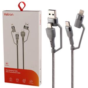 کابل تبدیل فست شارژ Hatron HC450P 5A 1m