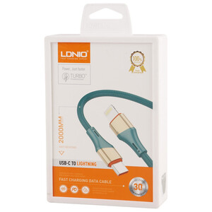 کابل تبدیل فست شارژ Ldnio LC632i Type-C to lightning 30W PD 2m